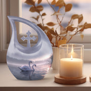 Swan Urns For Ashes - Urn For Women & Men
