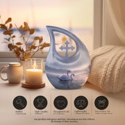 Swan Urns For Ashes - Urn For Women & Men