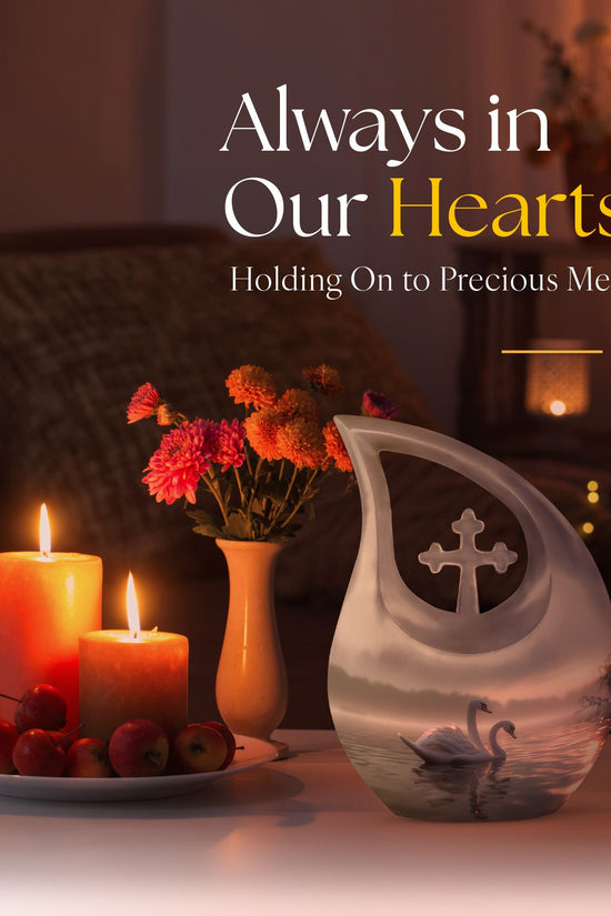 Swan Urns For Ashes - Urn For Women & Men