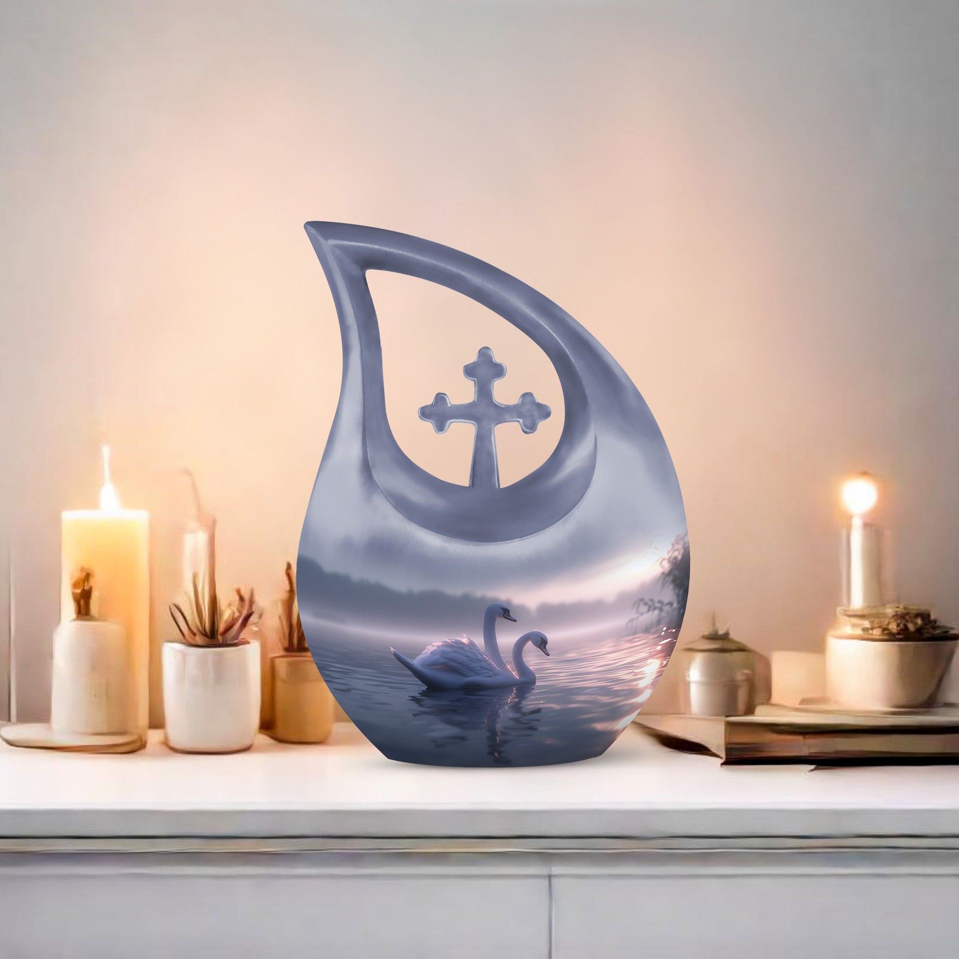 Swan Urns For Ashes - Urn For Women & Men