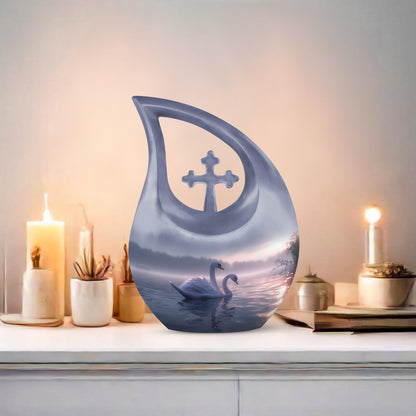 Swan Urns For Ashes - Urn For Women & Men