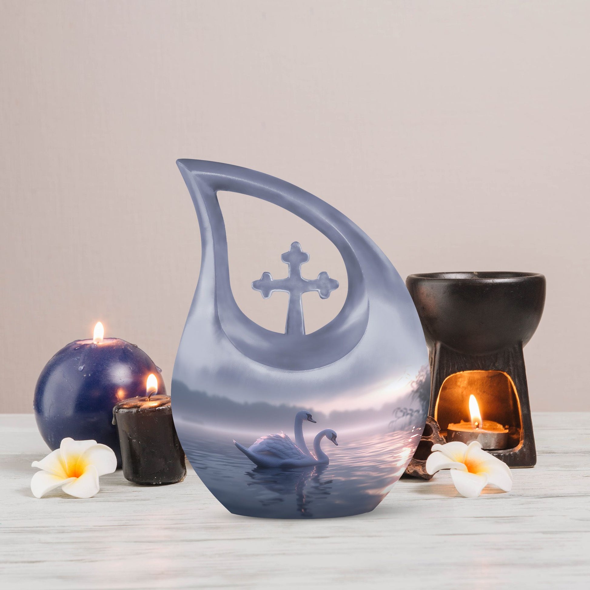 Swan Urns For Ashes - Urn For Women & Men