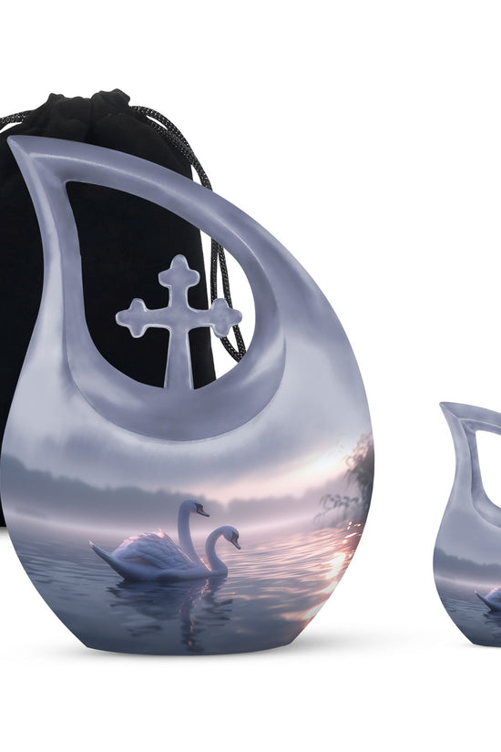 Swan Urns For Ashes - Urn For Women & Men