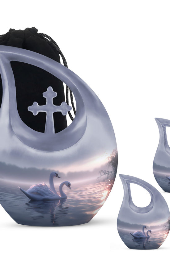 Swan Urns For Ashes - Urn For Women & Men