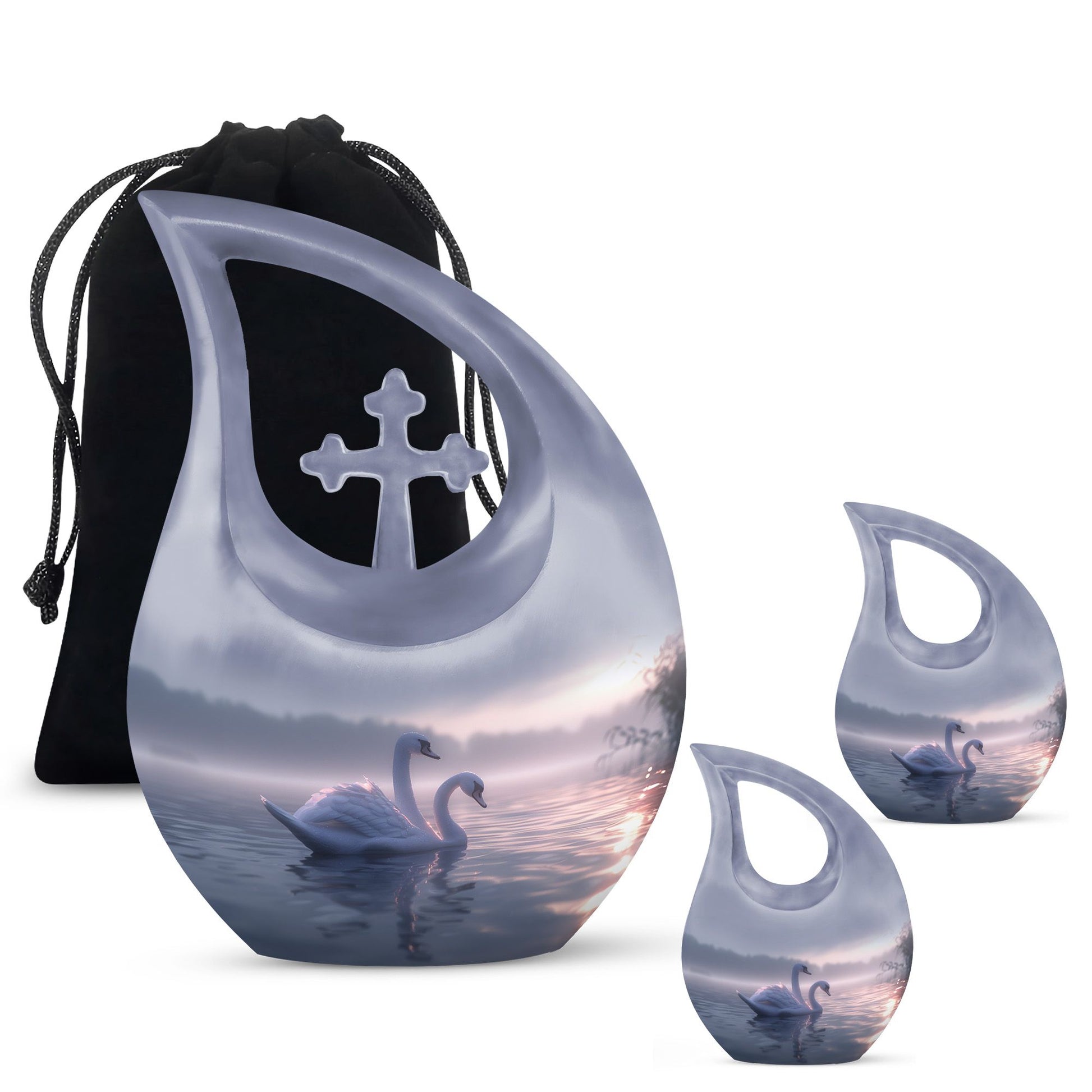 Swan Urns For Ashes - Urn For Women & Men
