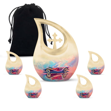 Large Urn With 4 Keepsake