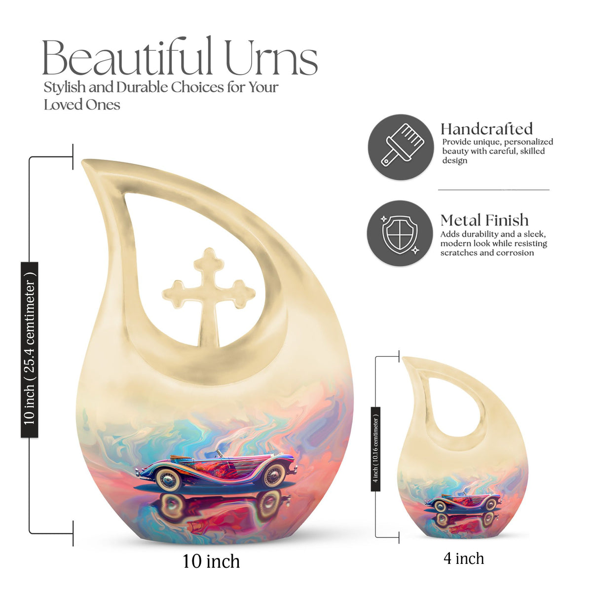 Car Urns For Ashes - Small Urns For Women Human Ashes