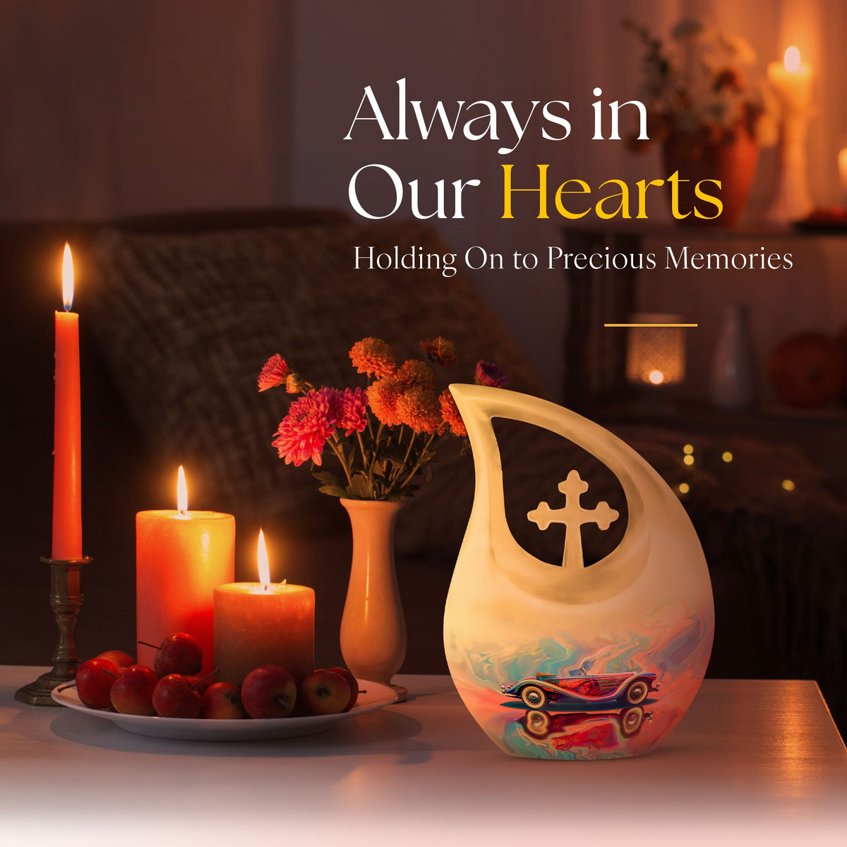 Car Urns For Ashes - Small Urns For Women Human Ashes