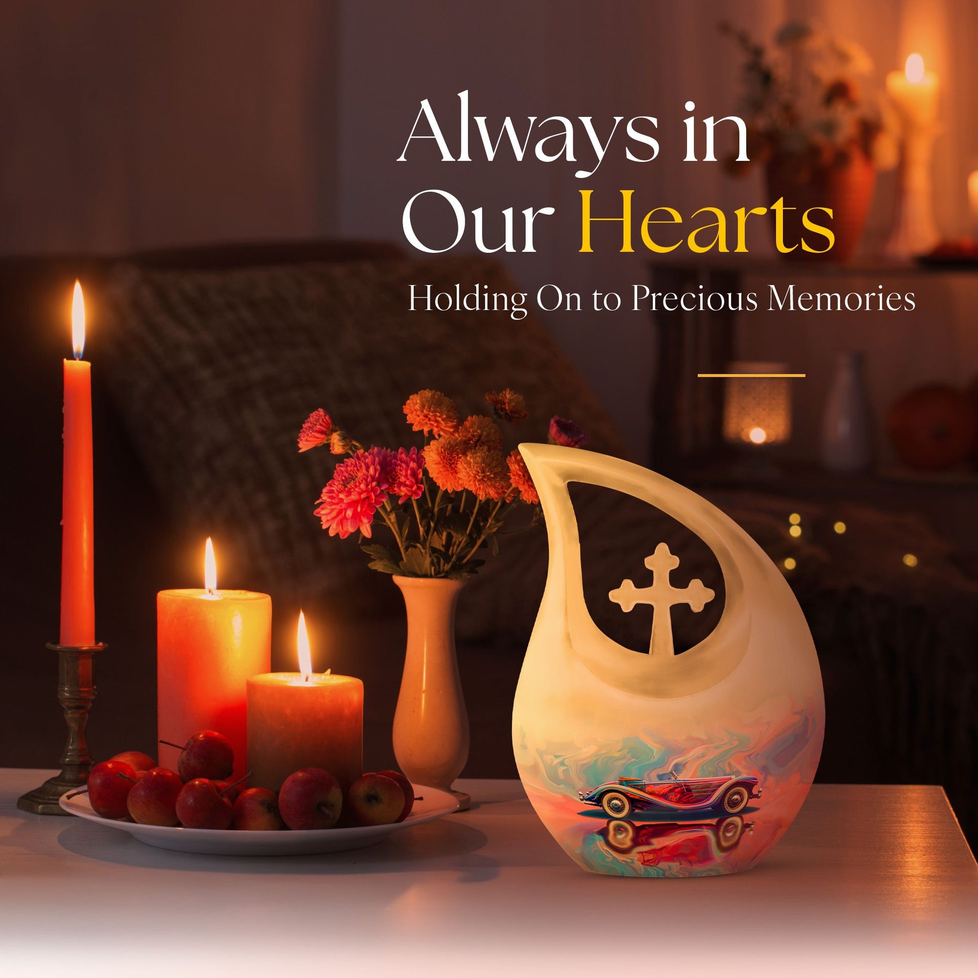 Car Urns For Ashes - Small Urns For Women Human Ashes