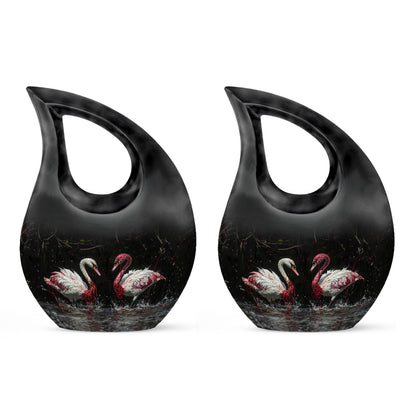 Swan Urns For Ashes - Small Urns For Human Ashes Women Keepsake