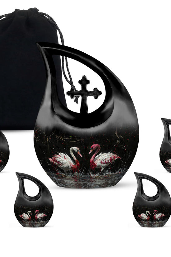 Swan Urns For Ashes - Small Urns For Human Ashes Women Keepsake