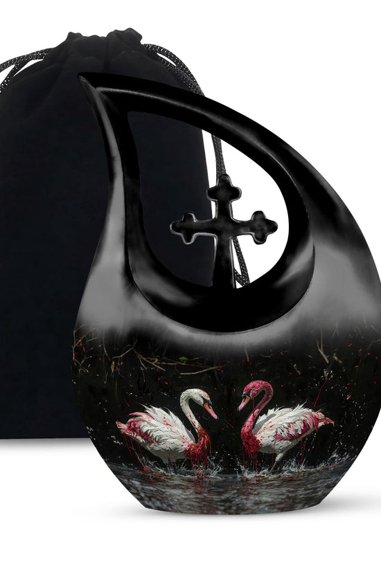 Swan Urns For Ashes - Small Urns For Human Ashes Women Keepsake