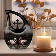 Swan Urns For Ashes - Small Urns For Human Ashes Women Keepsake