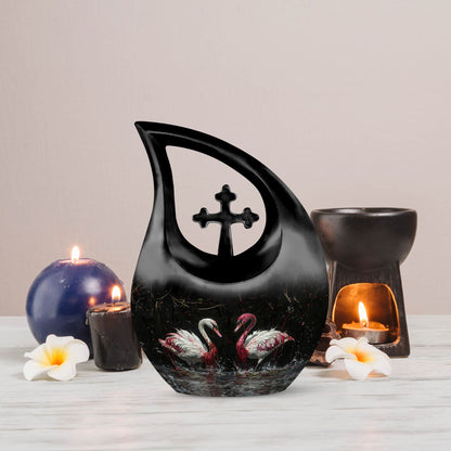 Swan Urns For Ashes - Small Urns For Human Ashes Women Keepsake