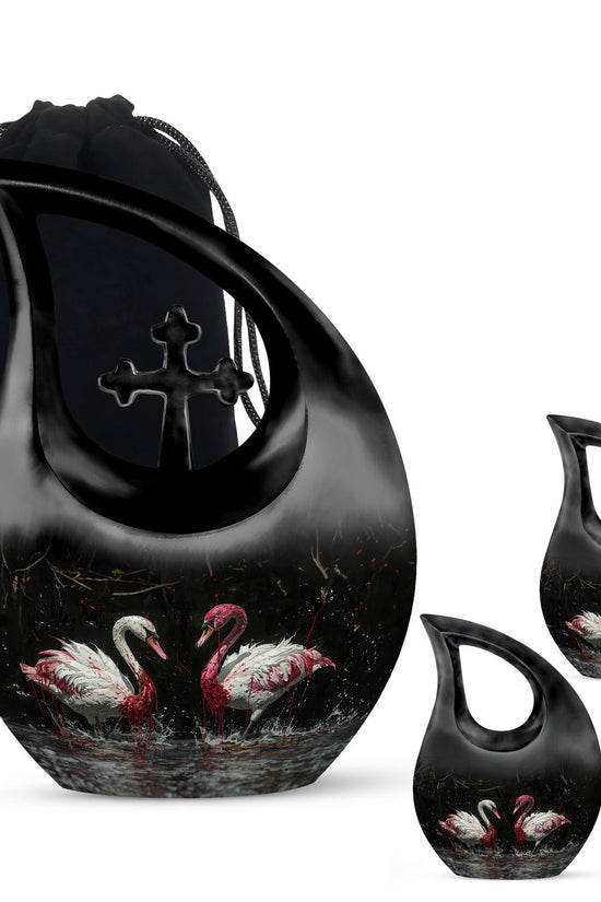 Swan Urns For Ashes - Small Urns For Human Ashes Women Keepsake