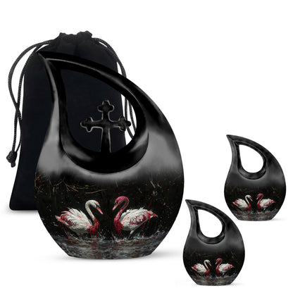 Swan Urns For Ashes - Small Urns For Human Ashes Women Keepsake