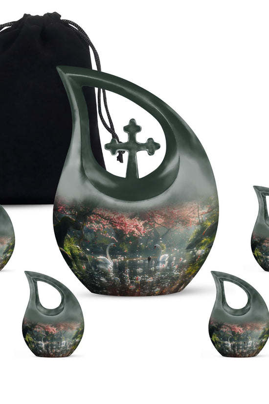Swan Urns For Ashes - Urns For Adults Men