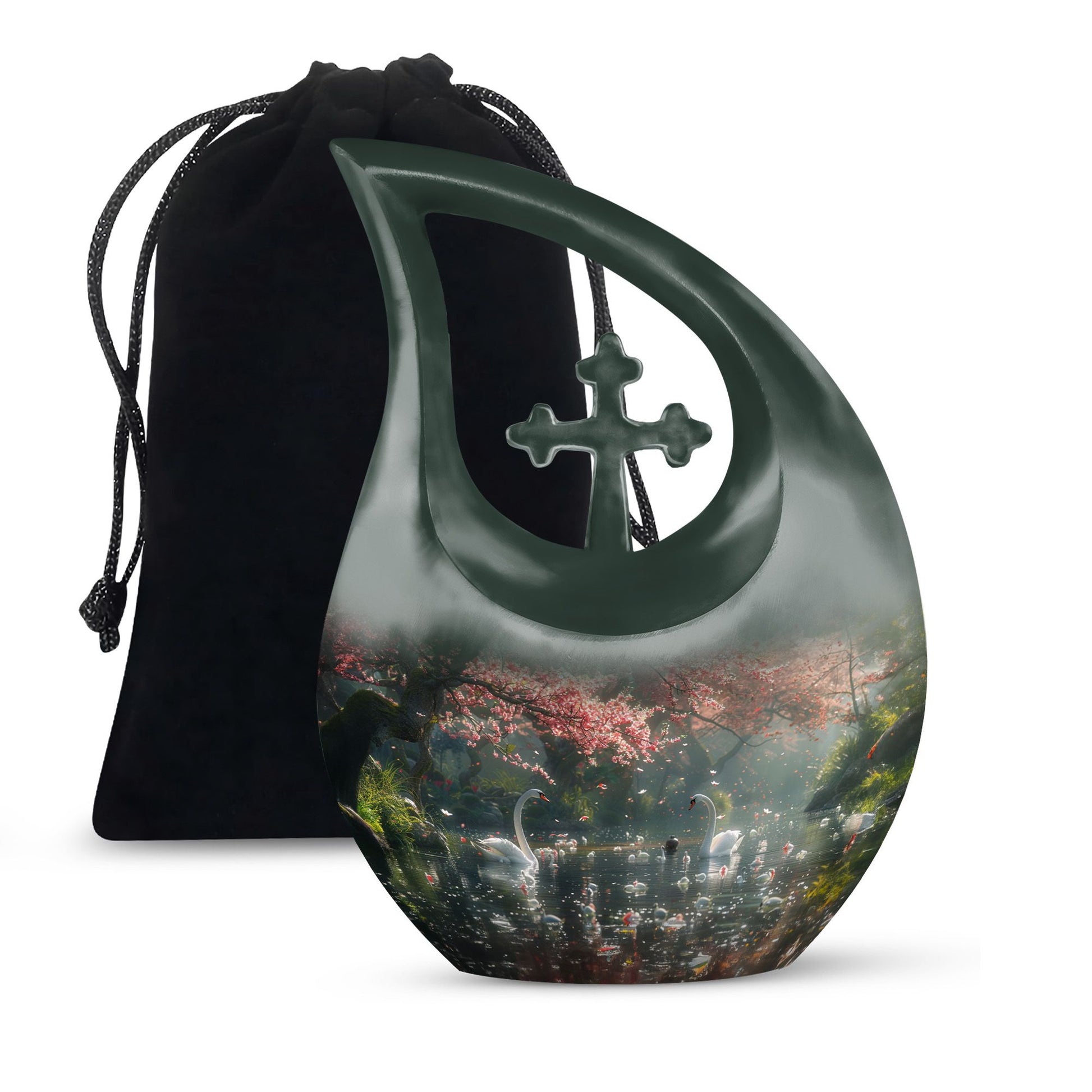 Swan Urns For Ashes - Urns For Adults Men