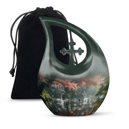 Swan Urns For Ashes - Urns For Adults Men