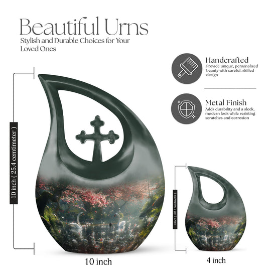 Swan Urns For Ashes - Urns For Adults Men