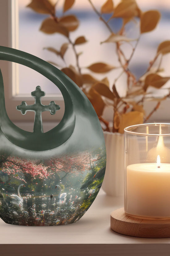 Swan Urns For Ashes - Urns For Adults Men