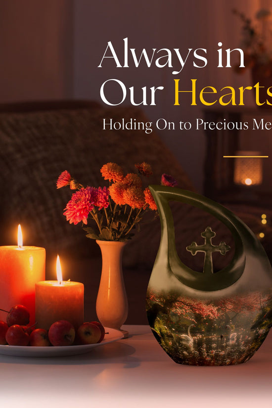 Swan Urns For Ashes - Urns For Adults Men