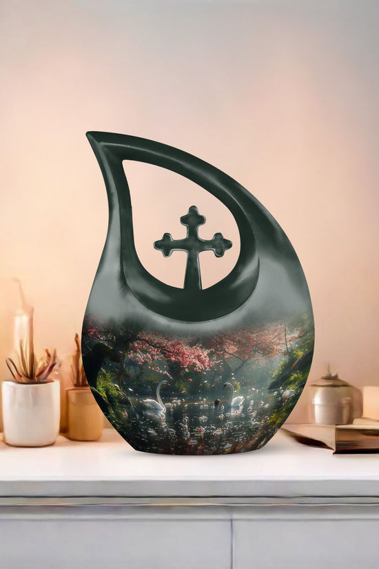 Swan Urns For Ashes - Urns For Adults Men