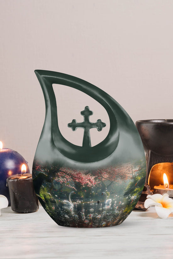 Swan Urns For Ashes - Urns For Adults Men
