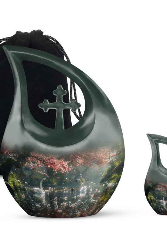 Swan Urns For Ashes - Urns For Adults Men