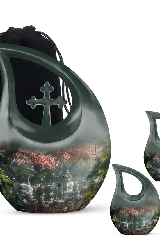 Swan Urns For Ashes - Urns For Adults Men