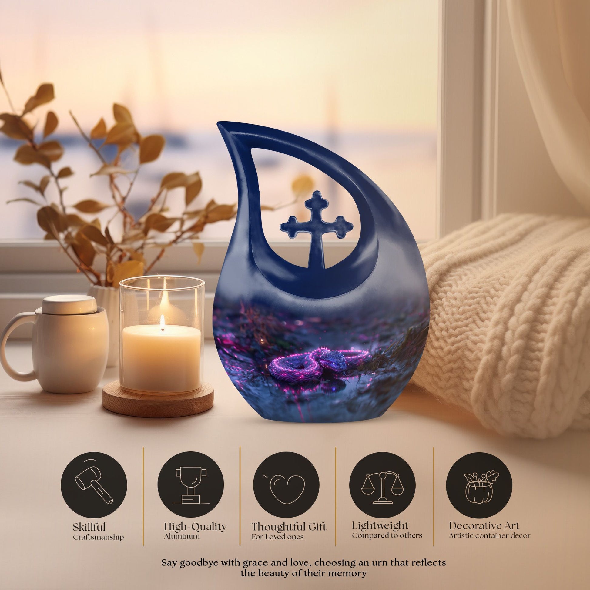Snake Urns For Ashes - Cremation Urn Men