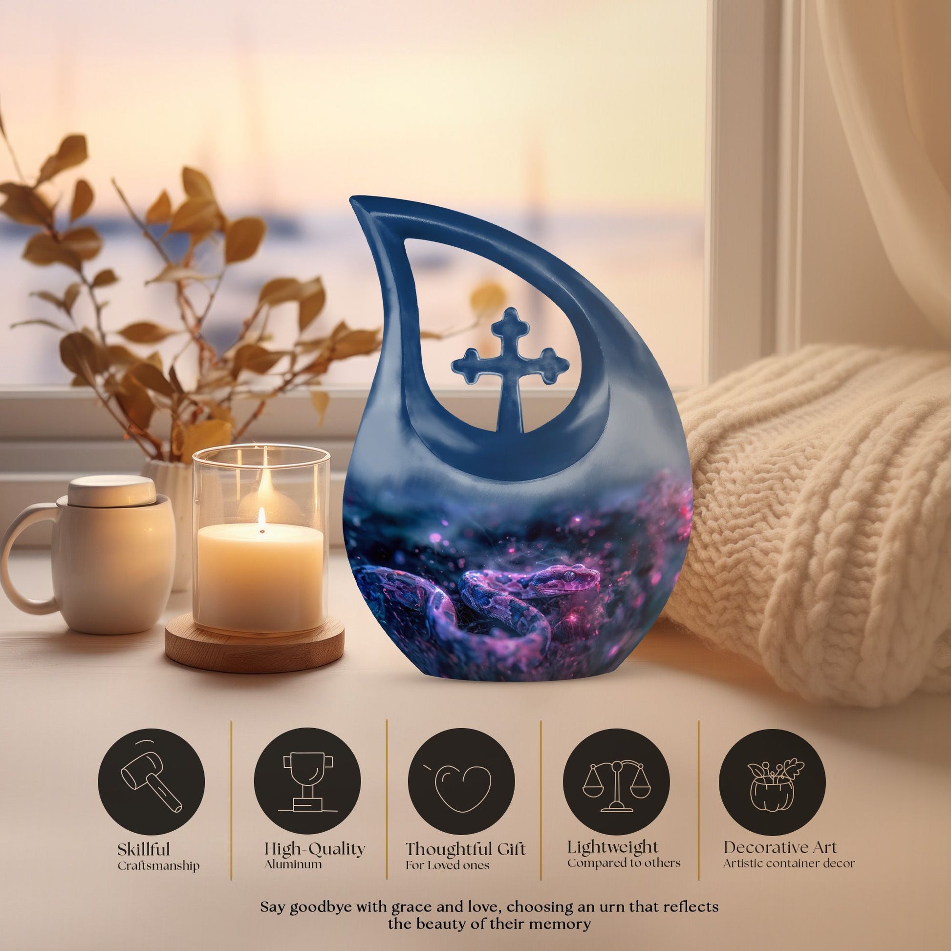 Snake Urns For Ashes - Cremation Urns Women