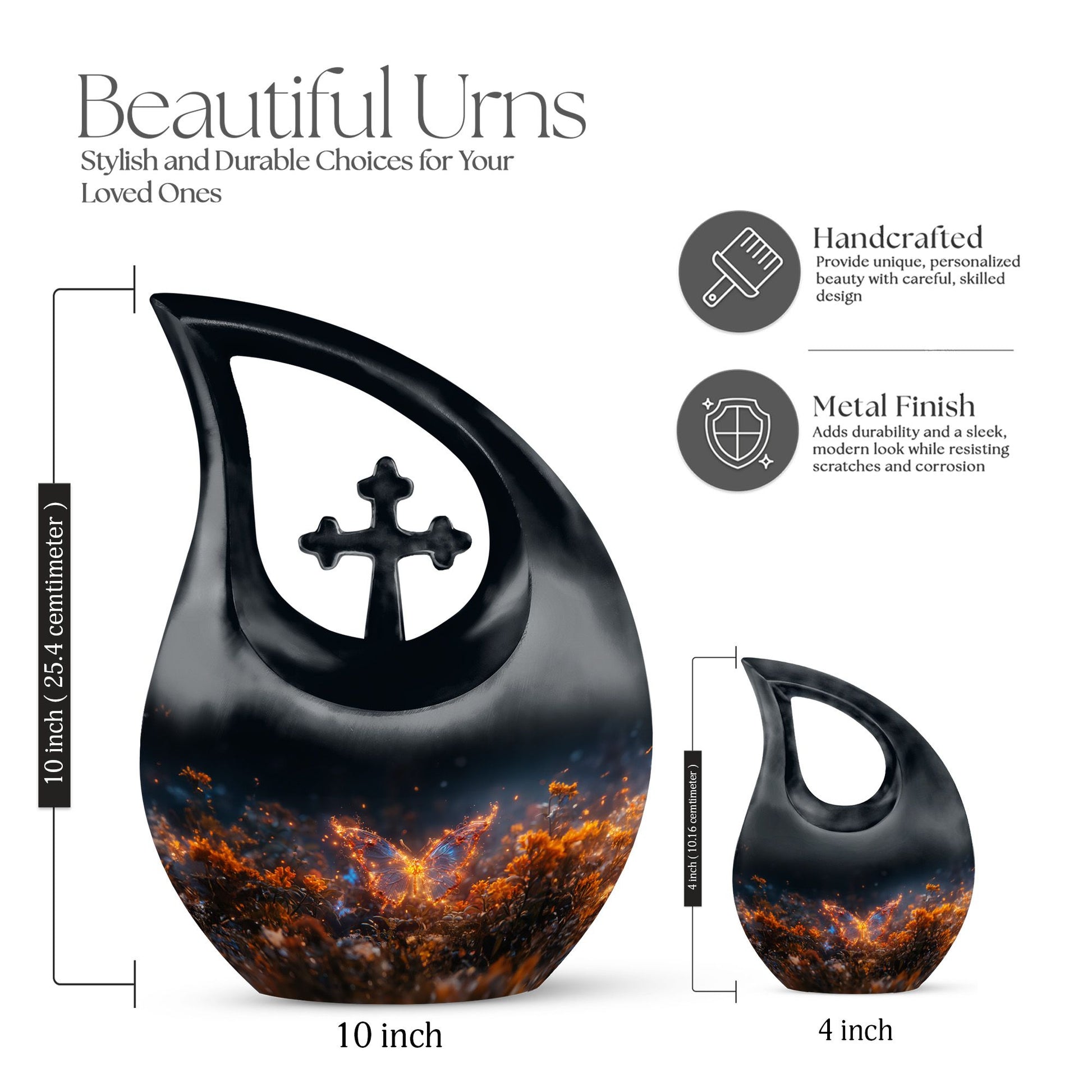 Butterfly Urns For Ashes - Burial Urn Men