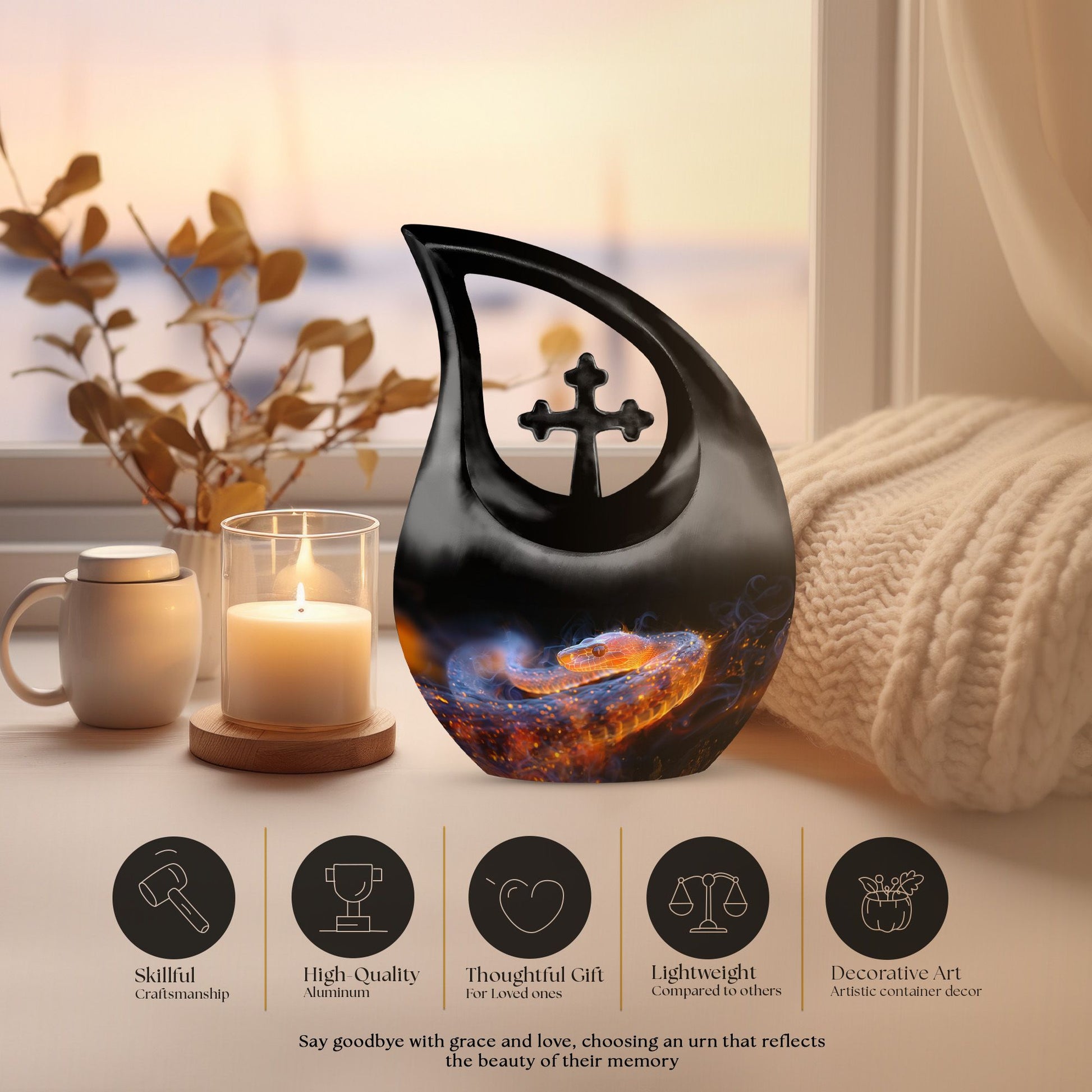 Snake Urns For Ashes - Urn Ashes For Women