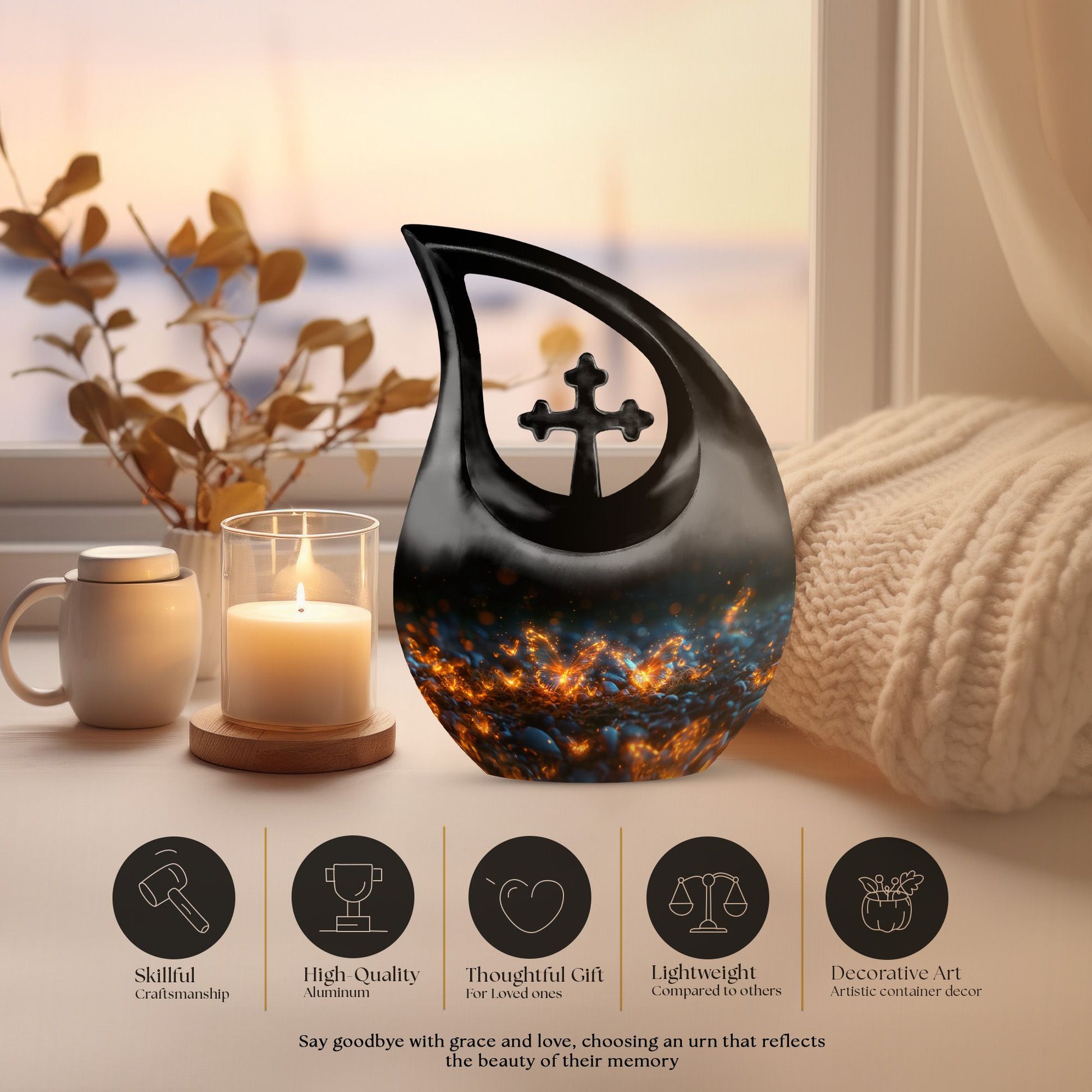 Butterfly Urns For Ashes - Tiny Urns For Women & Men