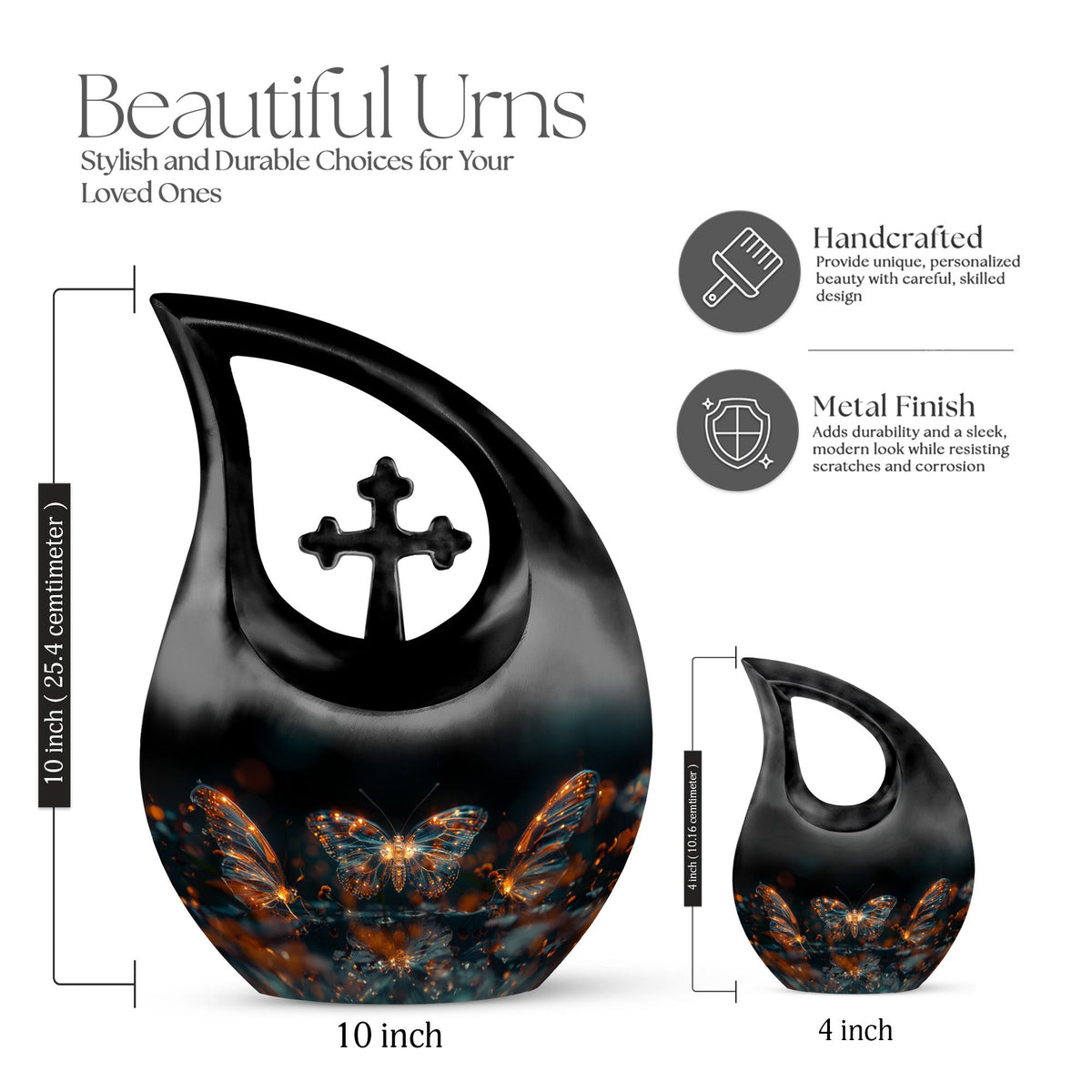 Butterfly Urns For Ashes - Urn For Adult Male & Female