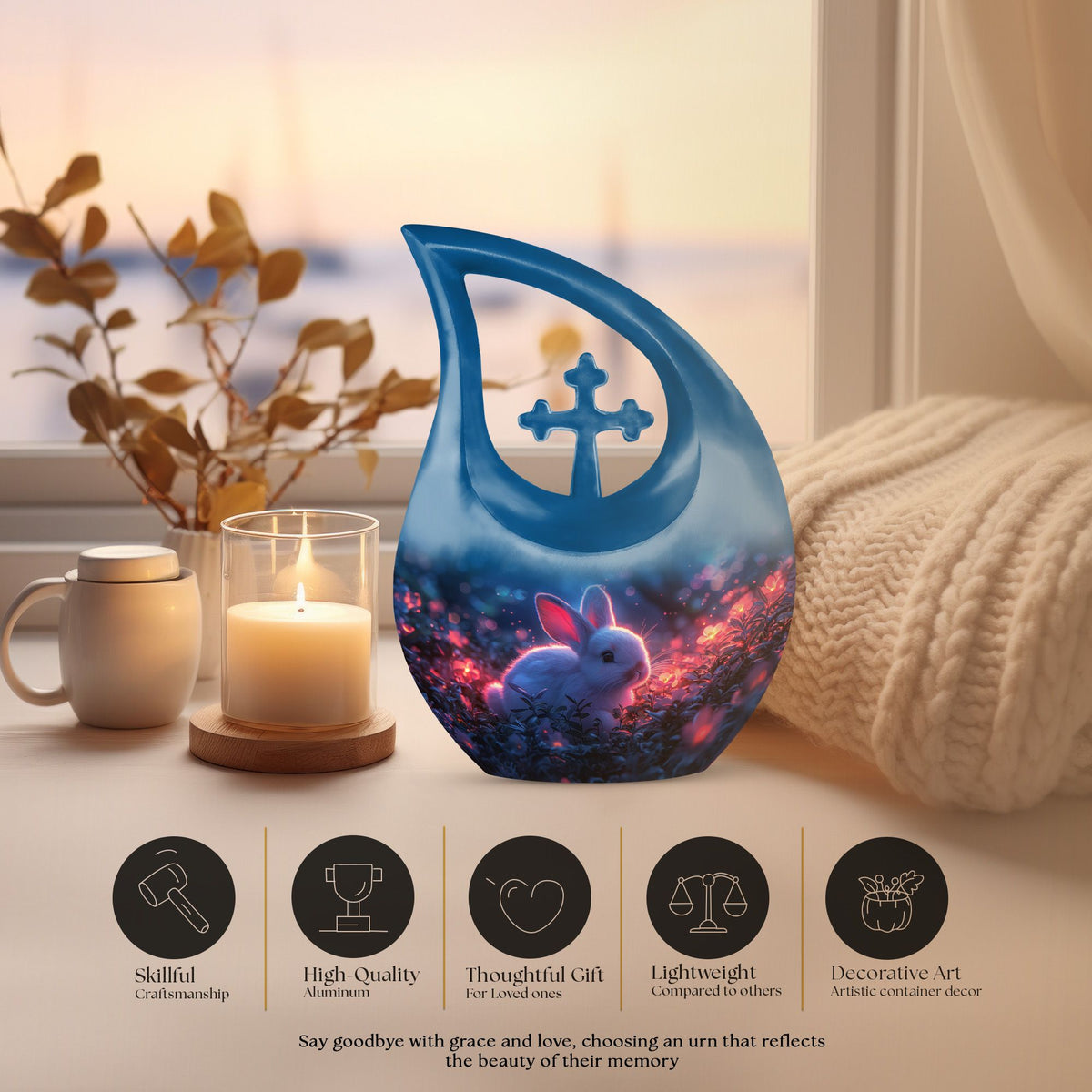 Rabbit Urns For Ashes - Women Adult Urn