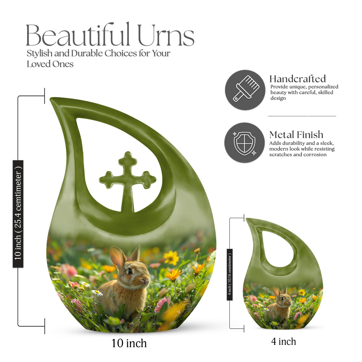 Rabbit Urns For Ashes - Ashes Keepsake Women