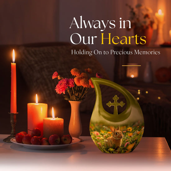 Rabbit Urns For Ashes - Ashes Keepsake Women