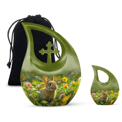 Rabbit Urns For Ashes - Ashes Keepsake Women