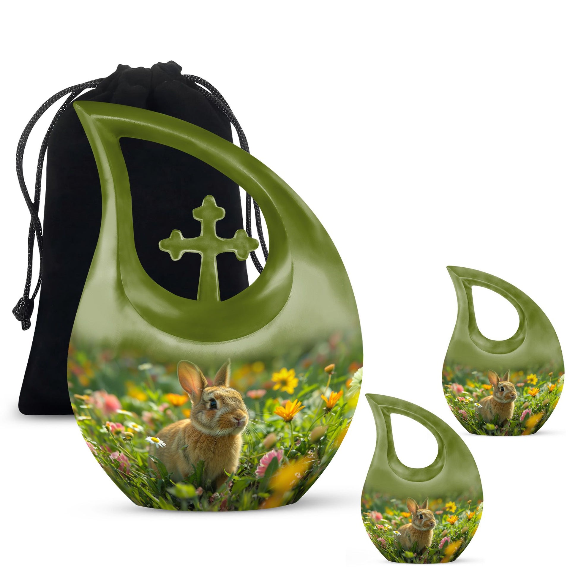 Rabbit Urns For Ashes - Ashes Keepsake Women