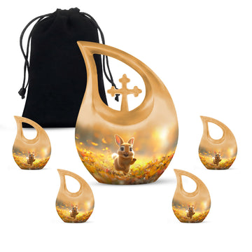 Large Urn With 4 Keepsake