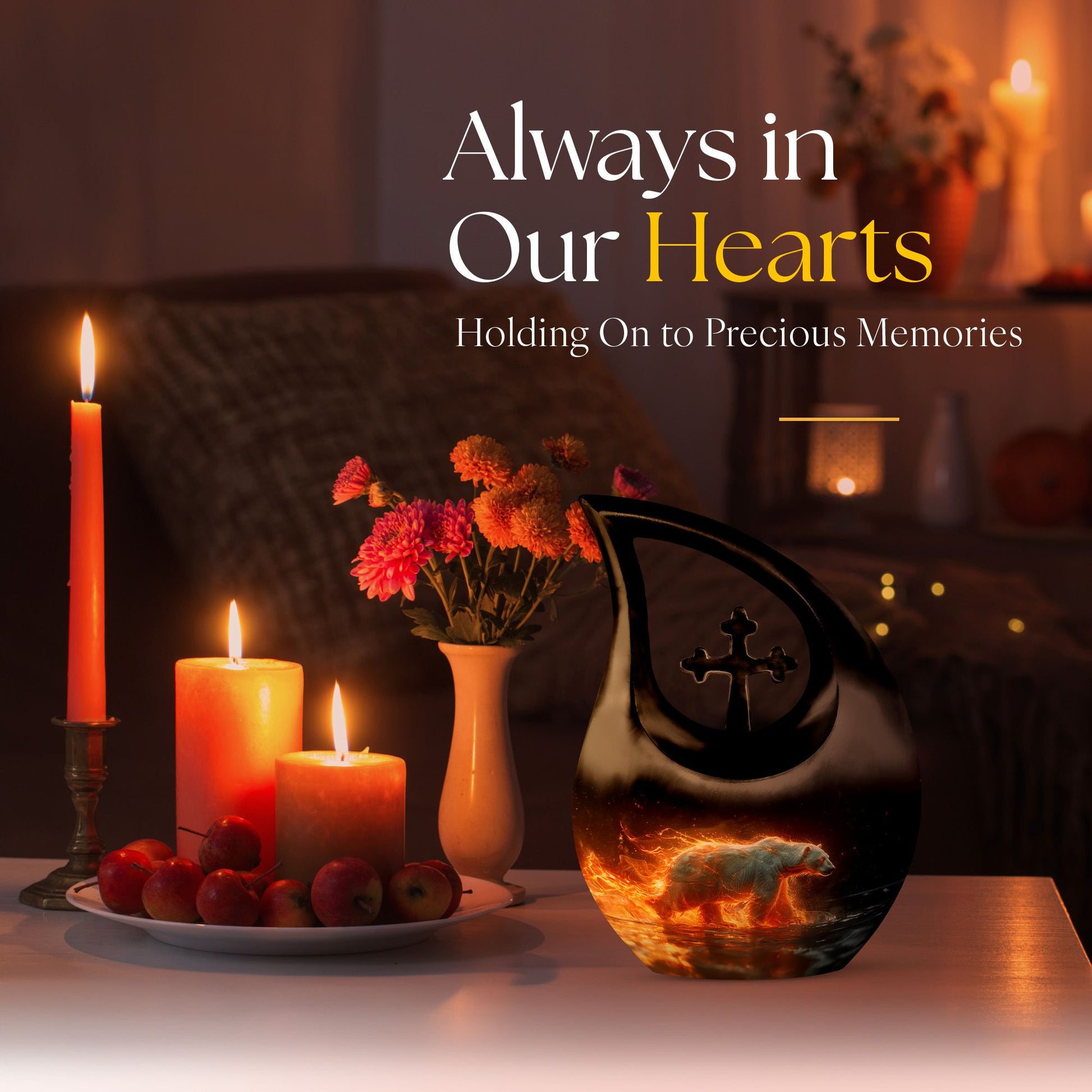Bear Urns For Ashes - Adult Urns Women