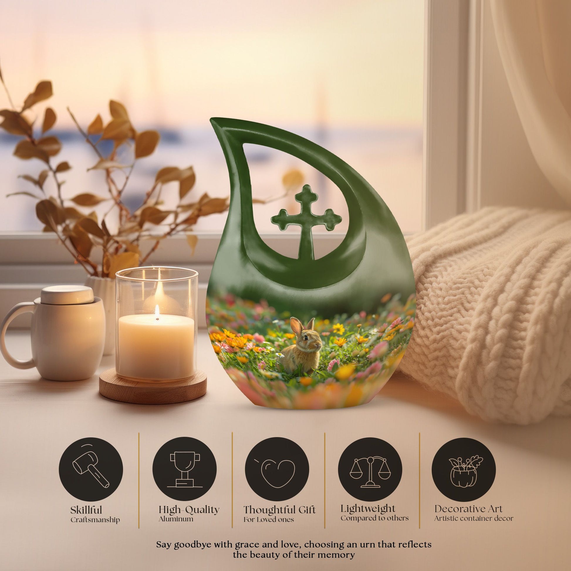 Rabbit Urns For Ashes - Urns Women Human Ashes