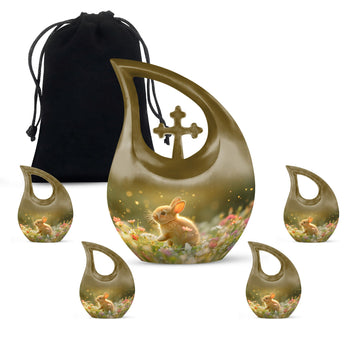 Large Urn With 4 Keepsake