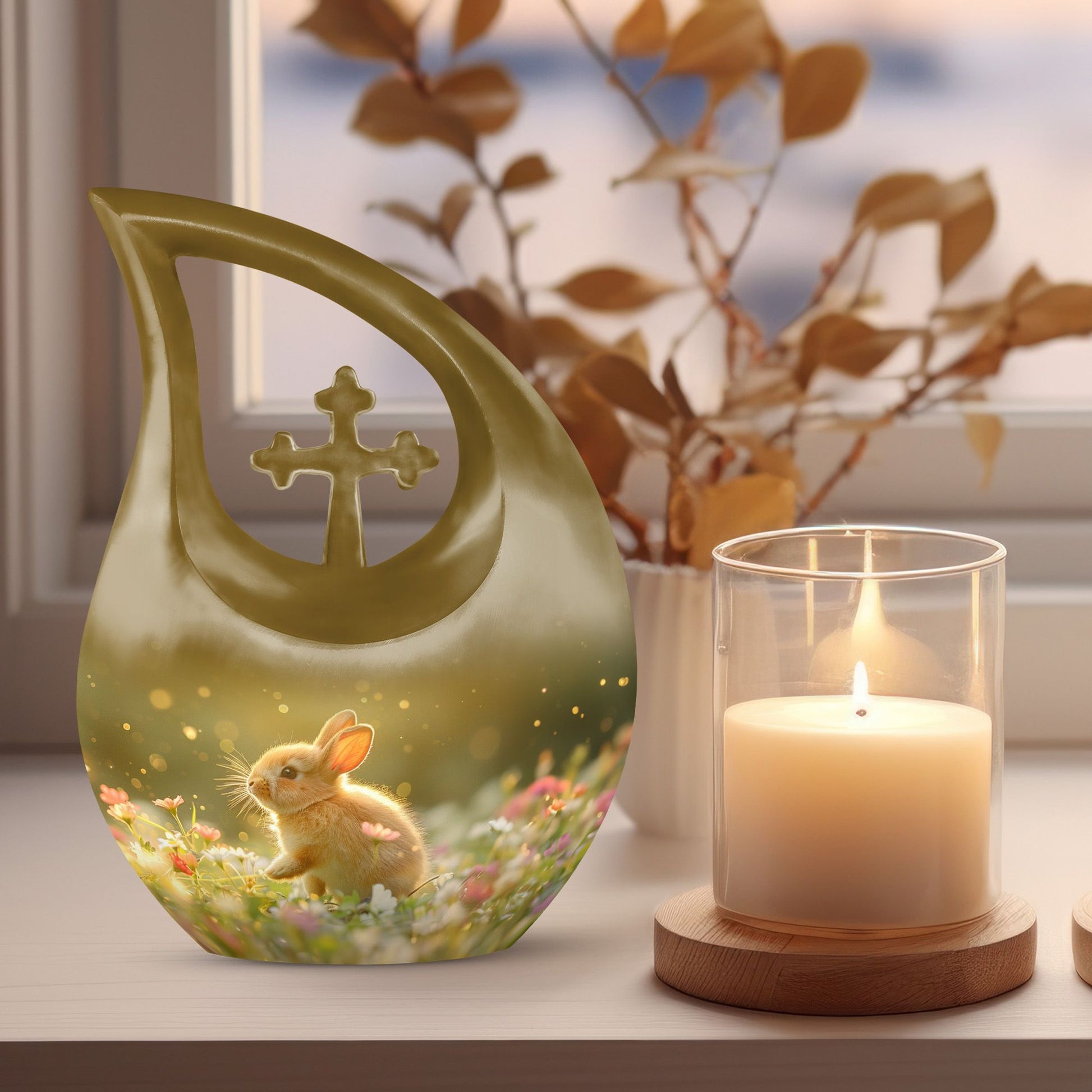 Rabbit Urns For Ashes - Men Urns For Human Ashes