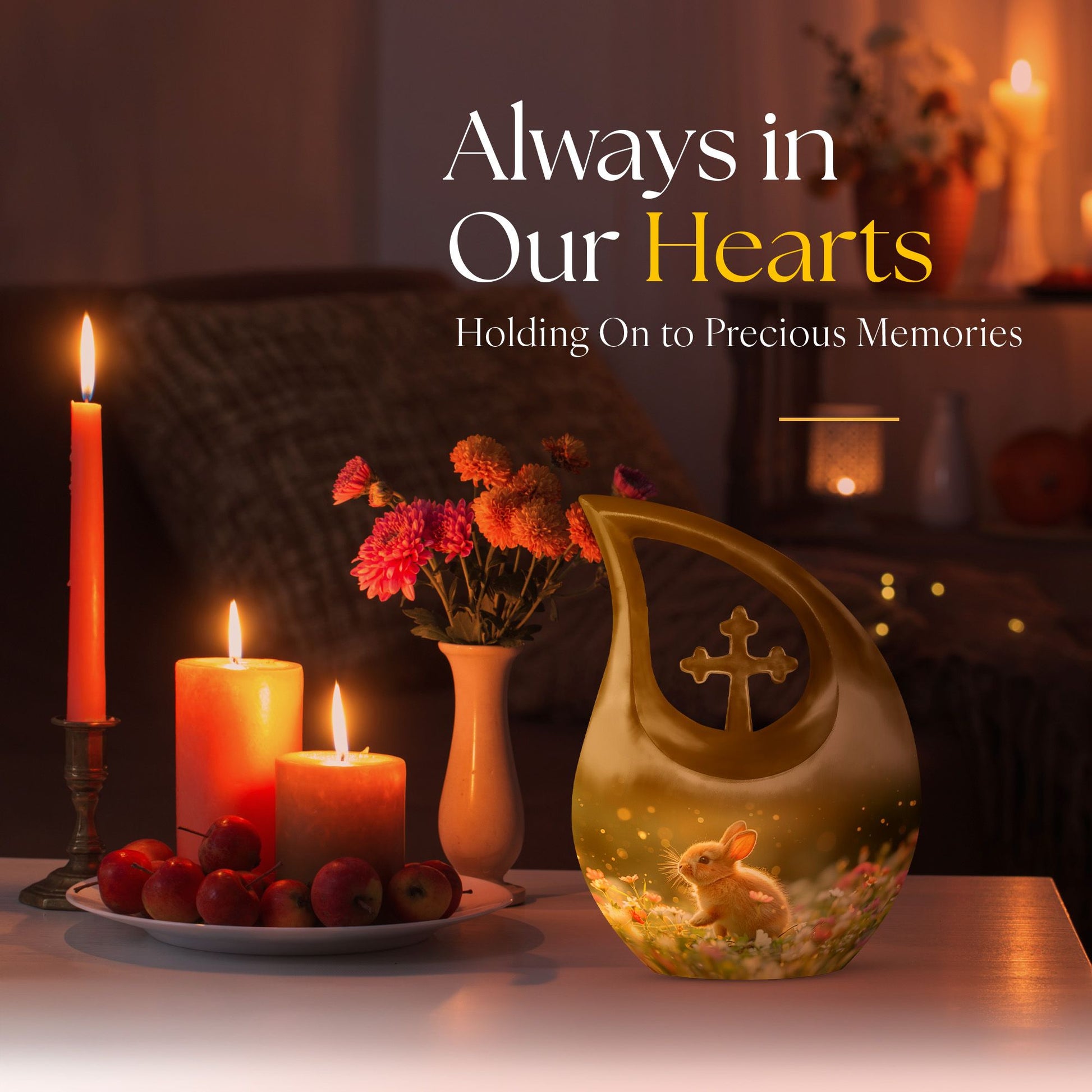 Rabbit Urns For Ashes - Men Urns For Human Ashes