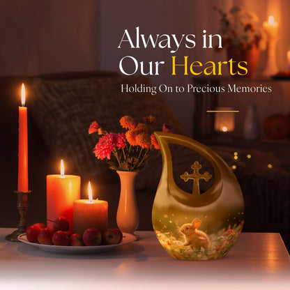Rabbit Urns For Ashes - Men Urns For Human Ashes