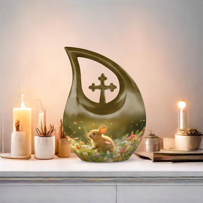 Rabbit Urns For Ashes - Men Urns For Human Ashes