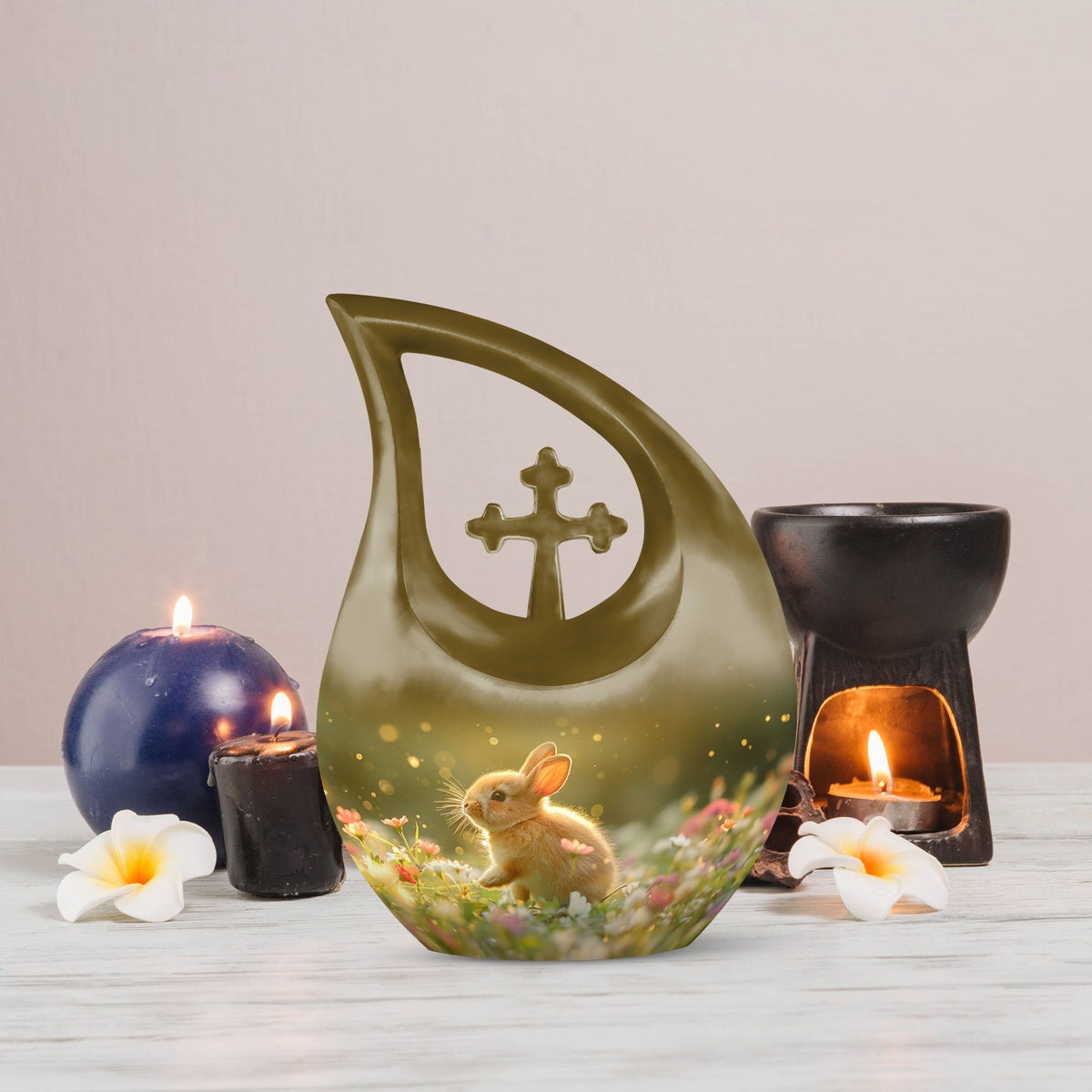 Rabbit Urns For Ashes - Men Urns For Human Ashes